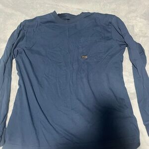 Ariat Rebar Men's Blue Long Sleeve Shirt